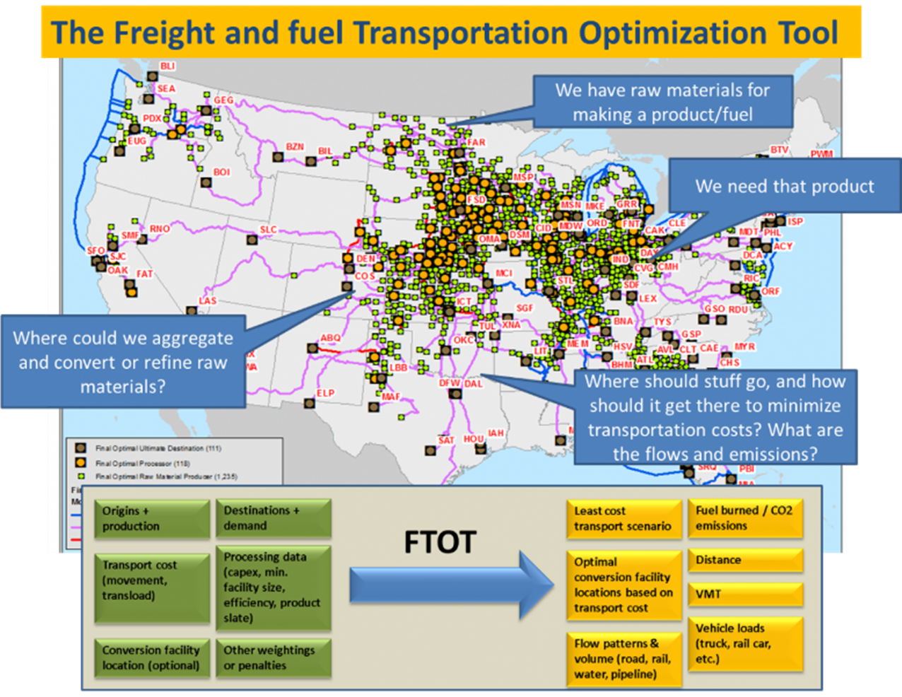 U.S. DOT Volpe Center Tool Evaluates Freight and Fuel Transport Options. 